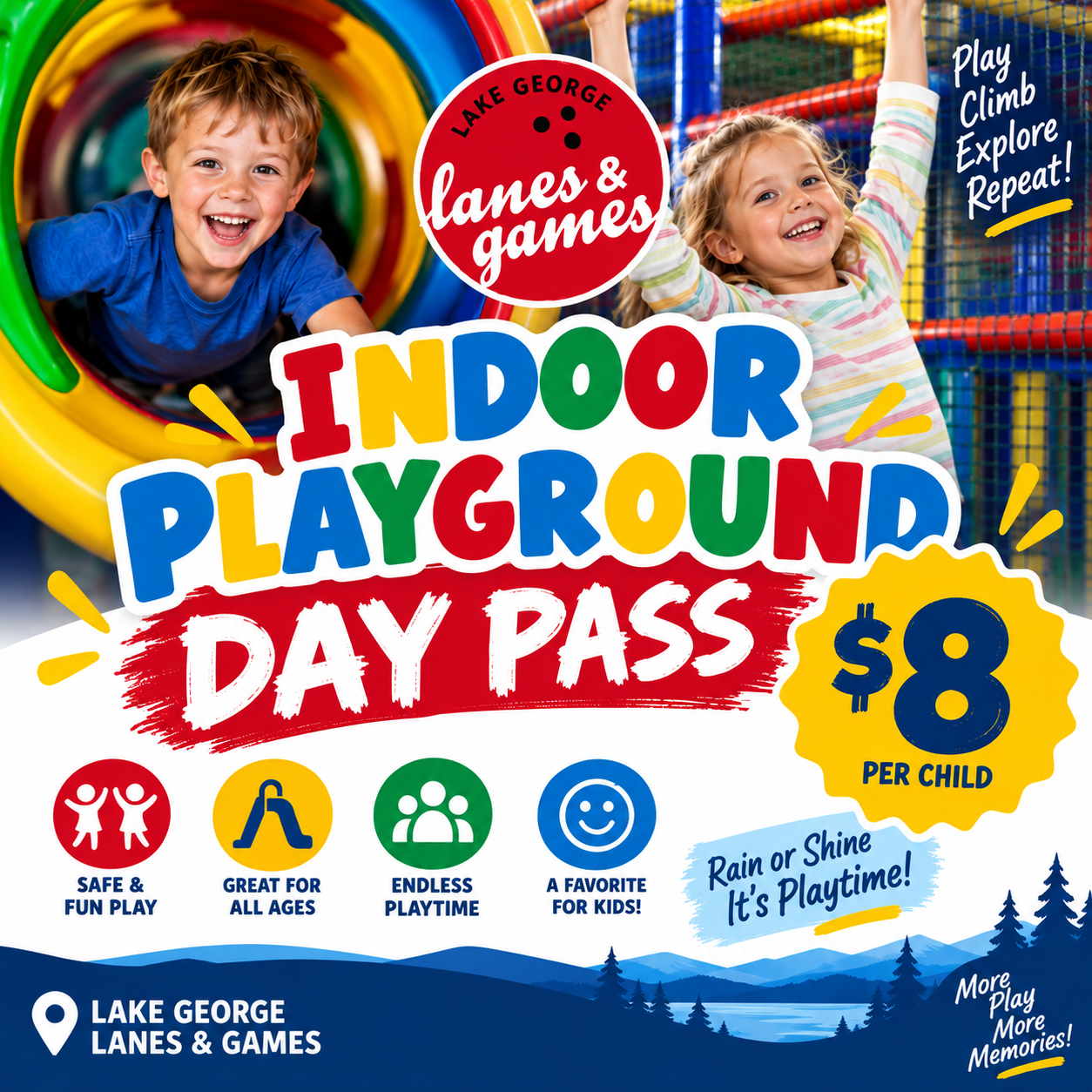 Playground Day Pass
